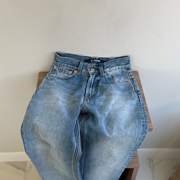 Jacquemus Light Blue Denim Pants - Picture 3 of 5